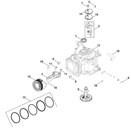 Picture of C - Albero a camme HD675 (HD675-3012)